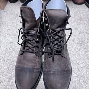 Men's Brown Lace-Up Boots